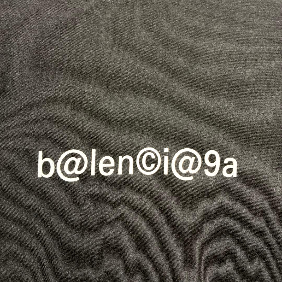 【希少 レア】BALENCIAGA バレンシアガ　黒 Tシャツ オーバーサイズ