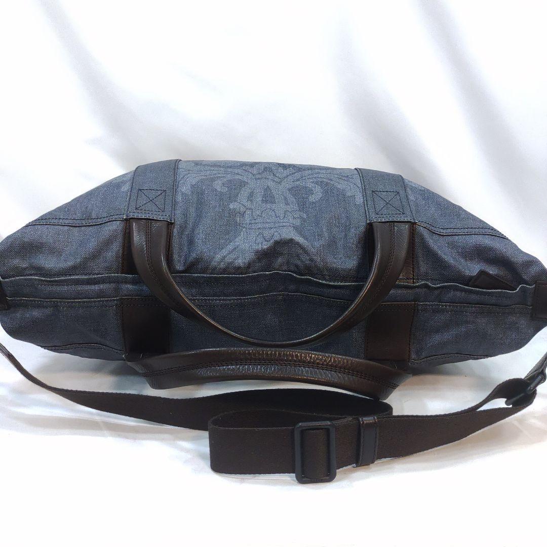 【極美品】バリー ボストンバッグ 2way ショルダー レザー×PVC デカロゴ