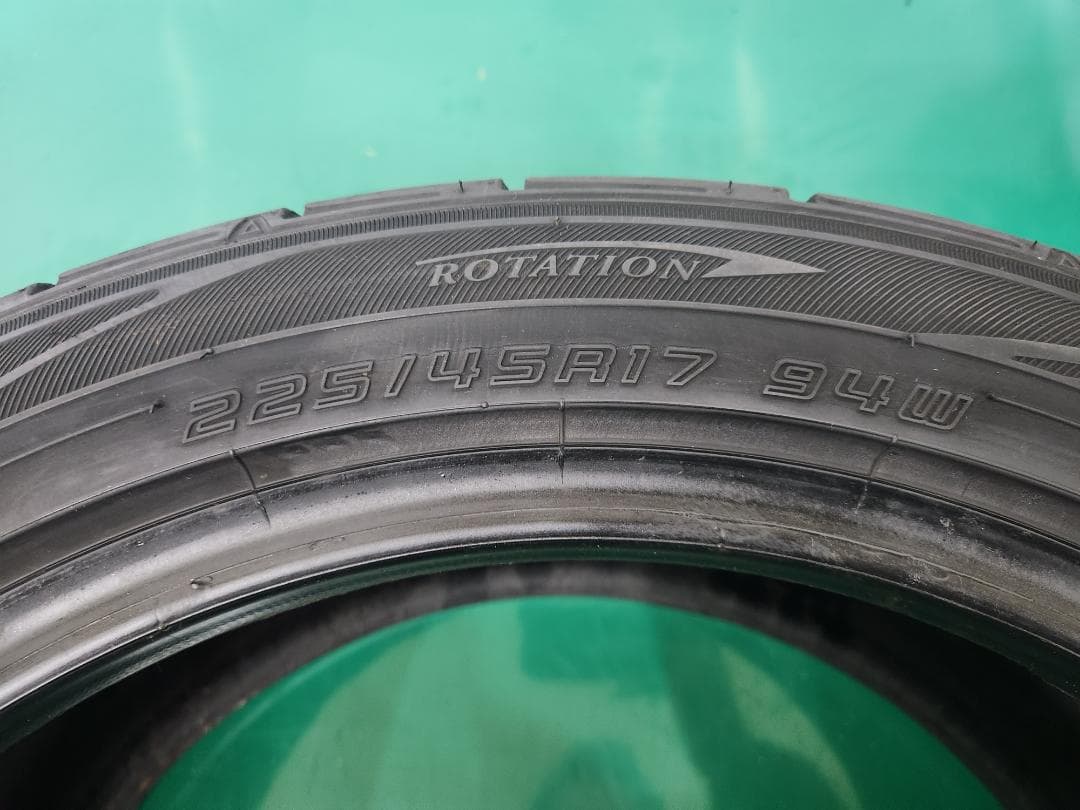 送料込☆2023年製 ダンロップタイヤ 225/45R17 ☆2本