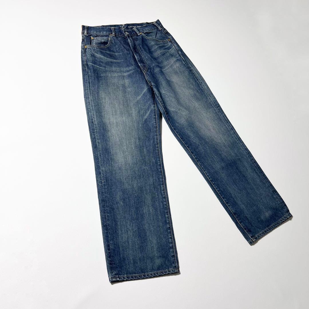 3451【美品】45R　ライ麦デニムのシャルロット5（焦）インディゴ 29
