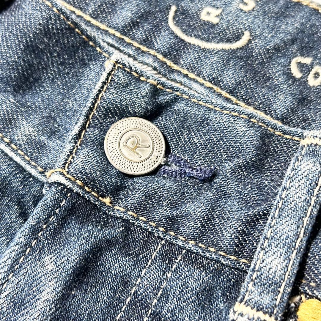 3451【美品】45R　ライ麦デニムのシャルロット5（焦）インディゴ 29