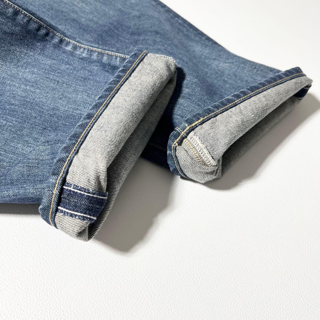 3451【美品】45R　ライ麦デニムのシャルロット5（焦）インディゴ 29