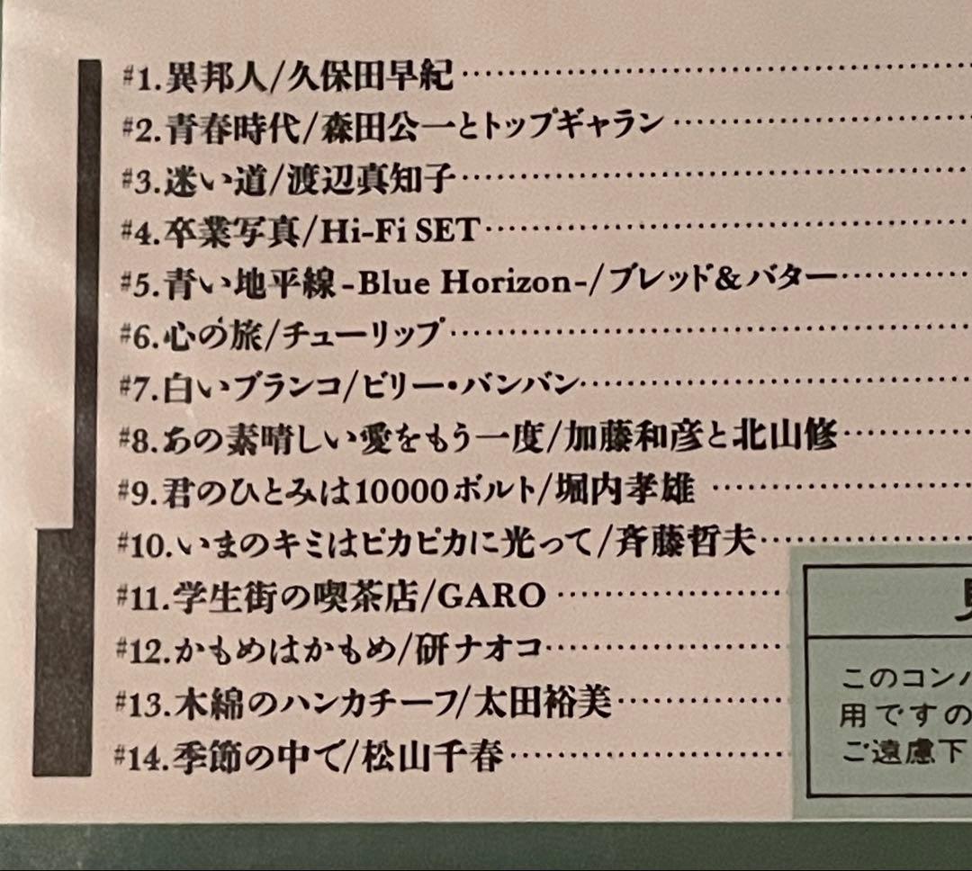 ニューミュージック•メモリアル•コレクション/4CD/4社共同企画89年/未開封