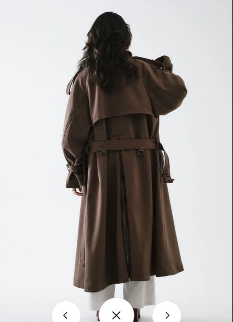 THE TOÉ Avignon Trench Coat　ブラウン　Sサイズ