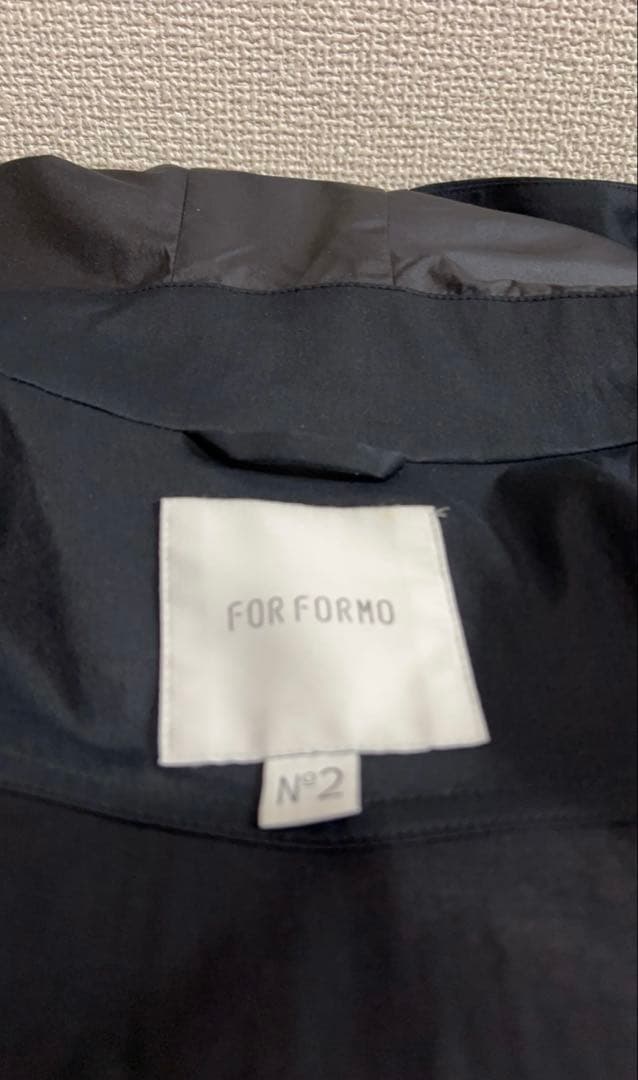 極美品希少　FOR FORMOフォルフォルモ　ドロストフーディートレンチコート