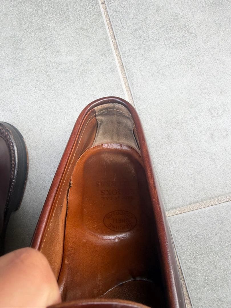 Alden/Brooks Brothers コードバン ローファー 7.5E