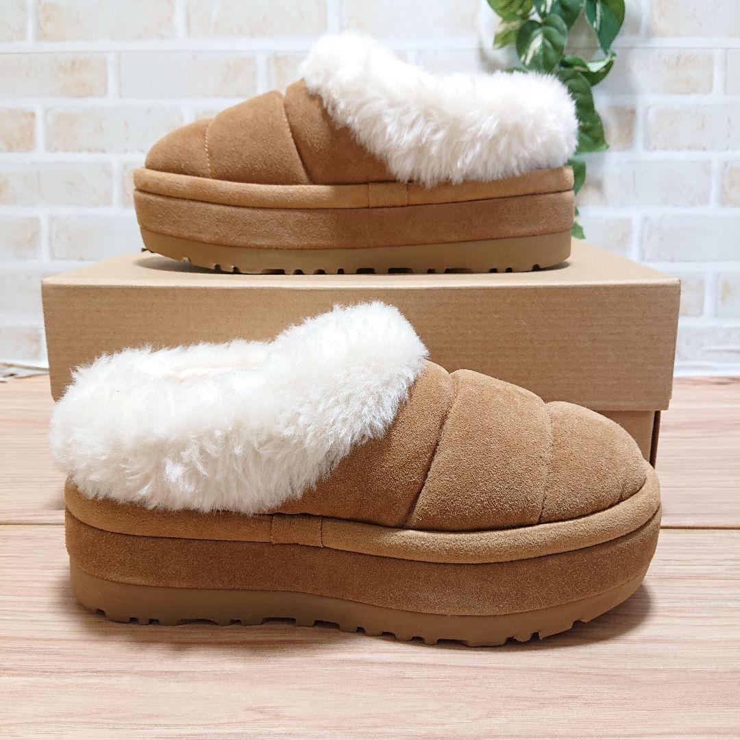 厚底　新品　UGG アグ　Tazzlita　タズリータ チェスナット 23cm