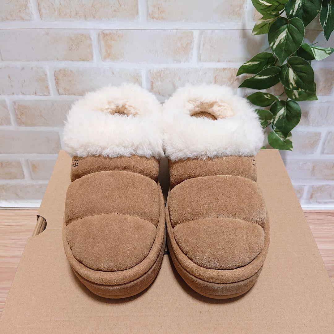 厚底　新品　UGG アグ　Tazzlita　タズリータ チェスナット 23cm