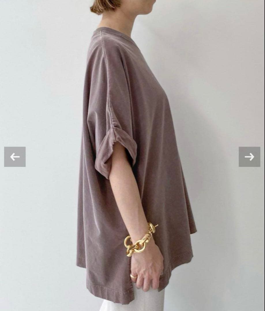 トップス L'Appartement R JUBILEE Roll UP Over Tee