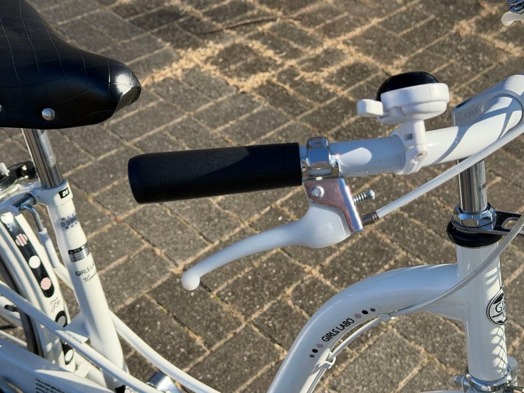 サイクルベースあさひ⭐︎ガールズラボ⭐︎ホワイト24インチ自転車