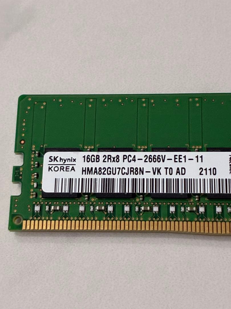 ★動作品★SK.hynix 16GB 2Rx8 DDR4-2666V メモリ
