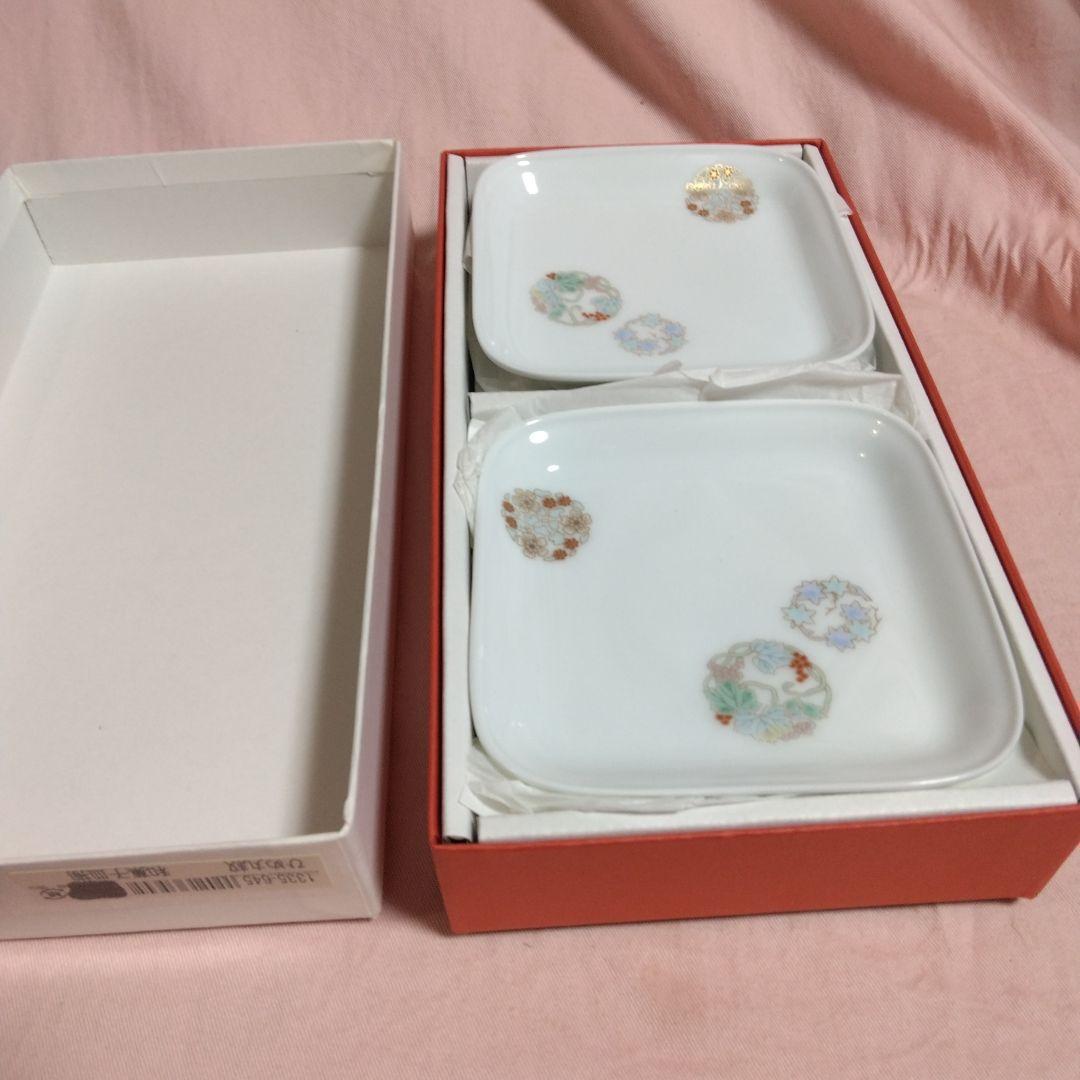 深川製磁　ひめ丸紋　和菓子皿揃