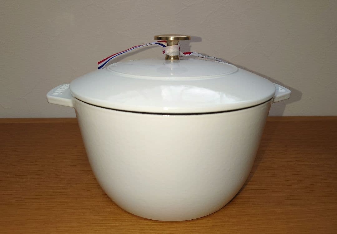 STAUB ファミリーライスココット　ホワイト