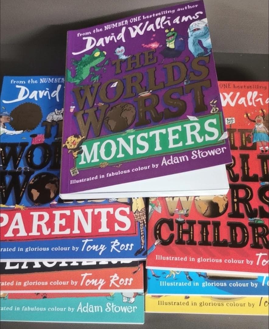 David Walliams World's worst シリーズ7冊 英語
