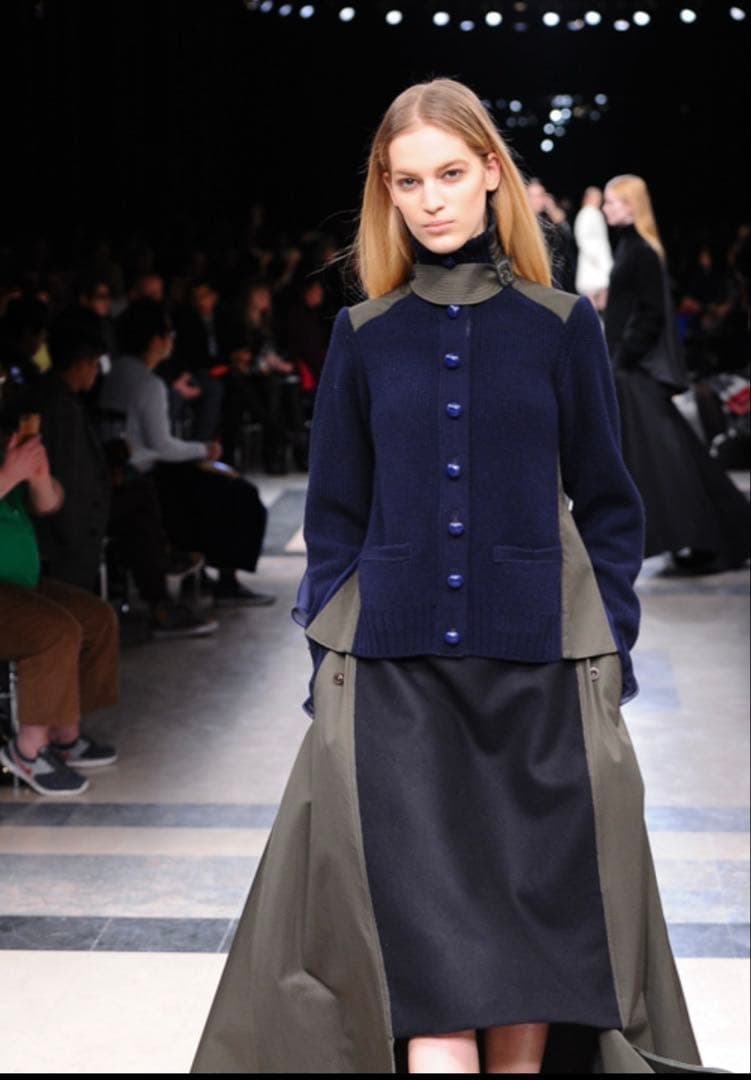 【名作アーカイブ】sacai ニットドッキング トレンチジャケット 2013AW