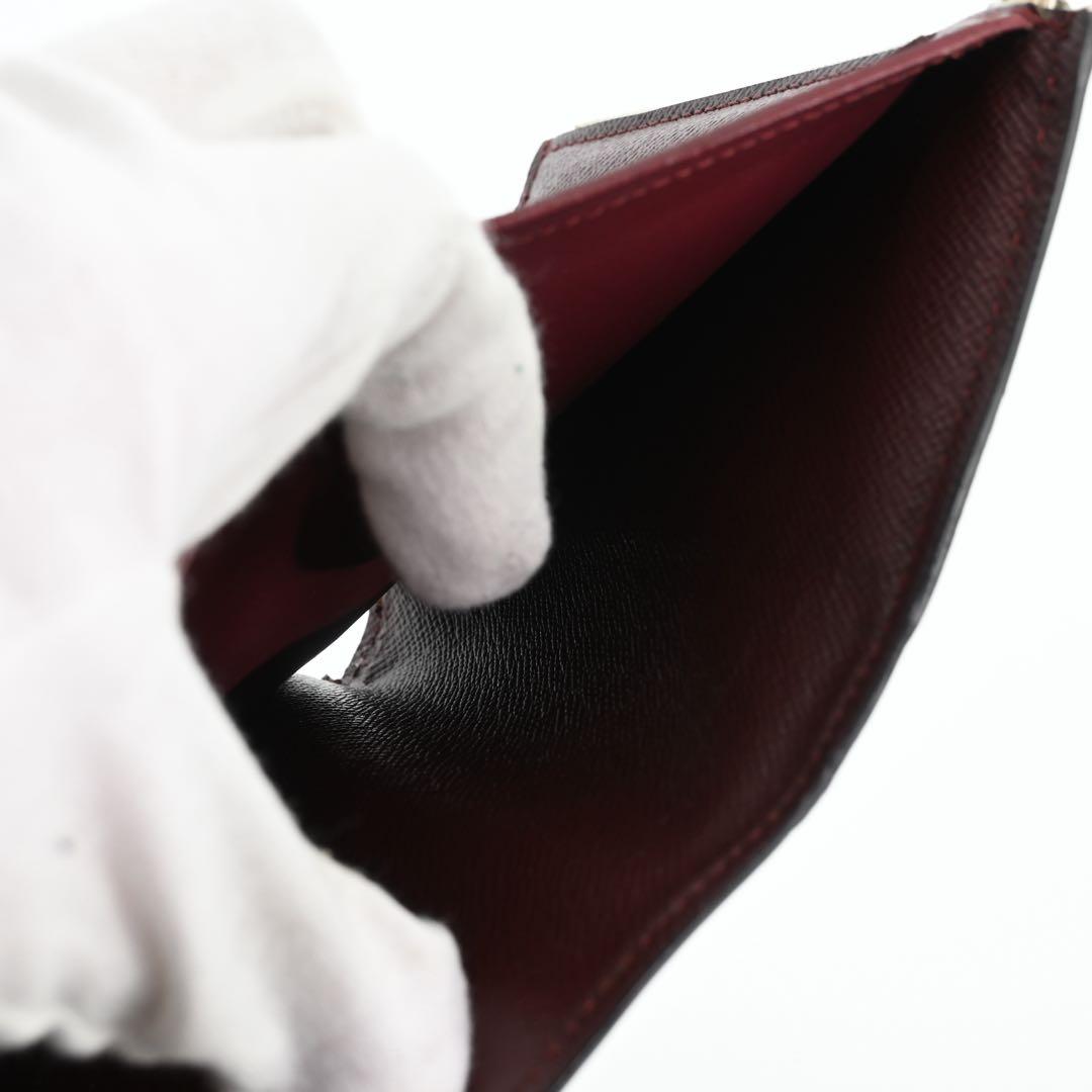 希少✨ポルトフォイユ ヴィクトリーヌ エピ ブロン 折り財布 コンパクト