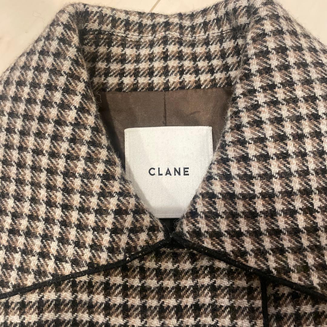 CLANE チェックコート