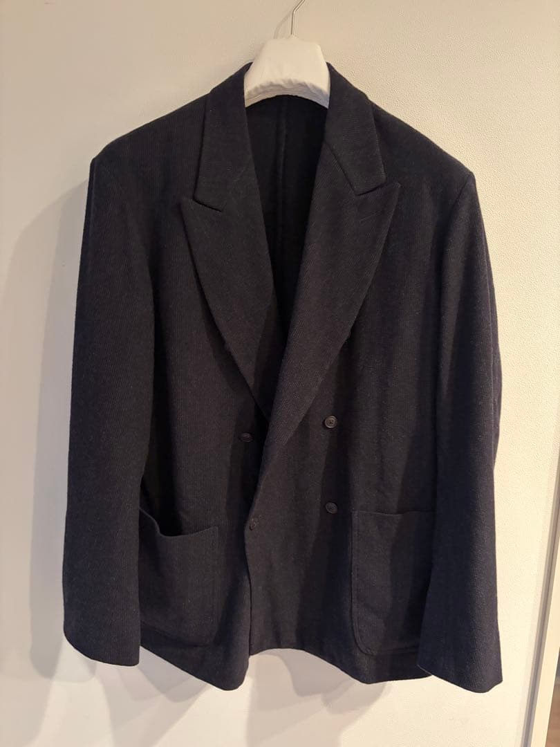 Comoli 23aw リファインウール　ダブルジャケット