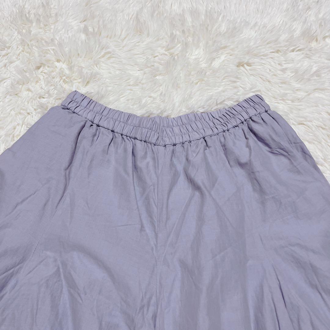 【美品】mizuiro ind ボリュームフレアスカート　ラベンダー