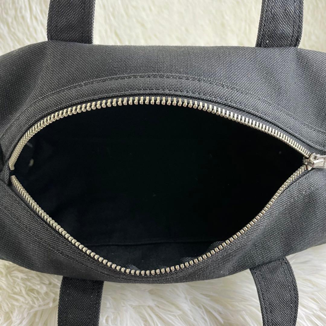 【美品】PORTER ポーター スモーキー　ドラムバッグ ミニボストンバッグ　黒