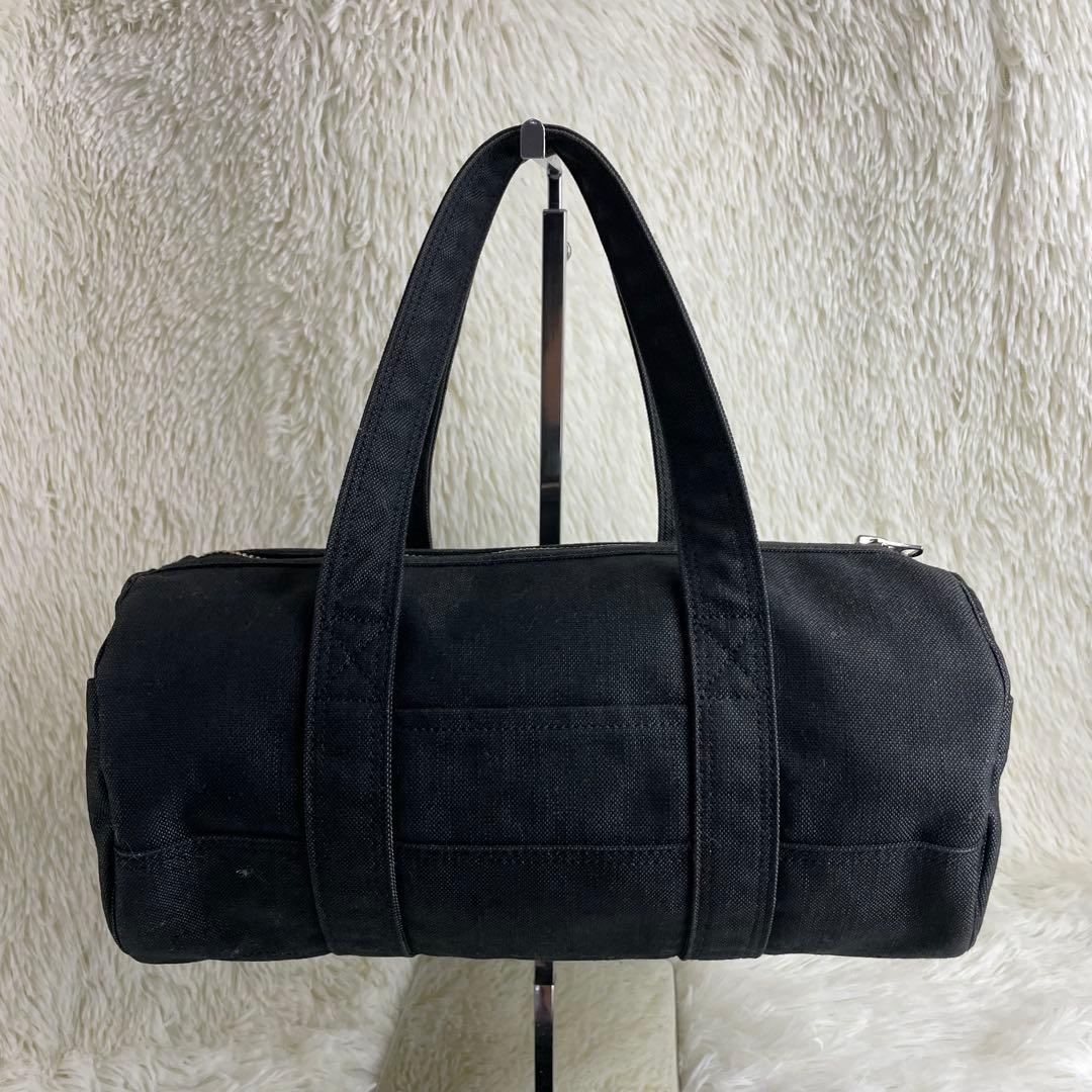 【美品】PORTER ポーター スモーキー　ドラムバッグ ミニボストンバッグ　黒