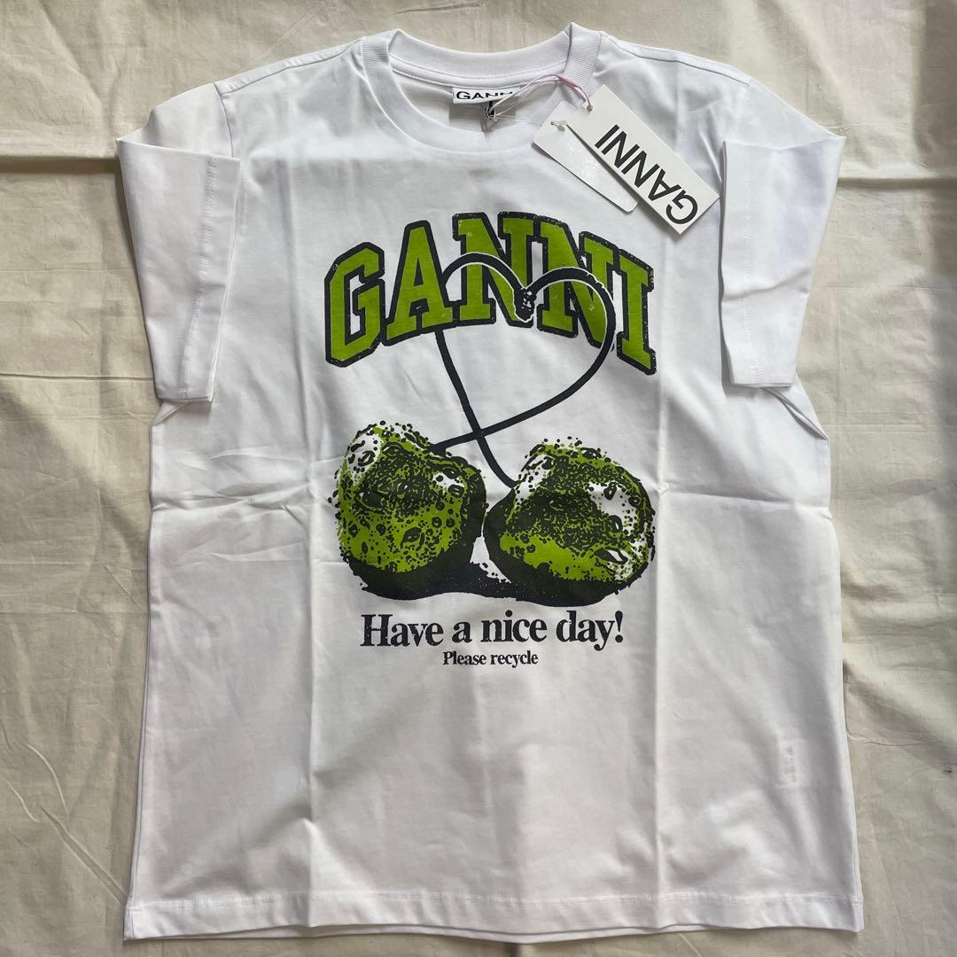 【新品未使用】GANNI ガニー Tシャツ