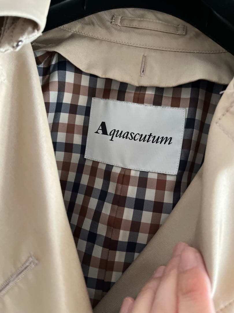 ✨極美品✨14万Aquascutum ベージュ トレンチコート
