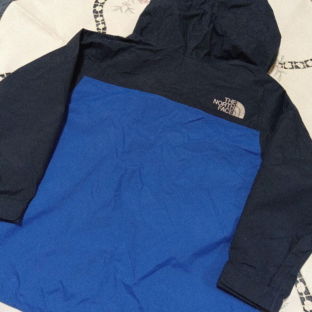 美品☆THE NORTH FACE レインスーツ上下　レインウェア　袋付　110