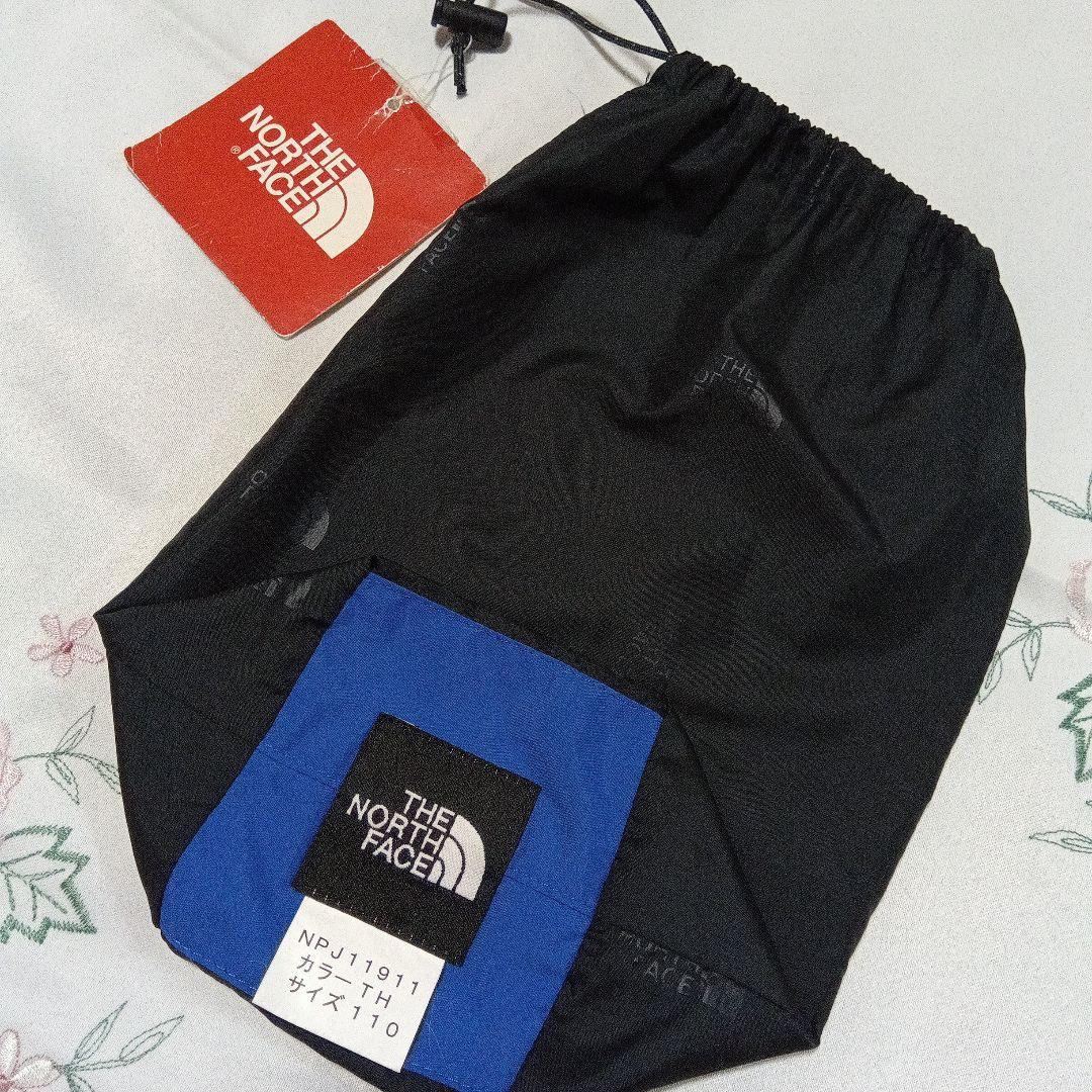 美品☆THE NORTH FACE レインスーツ上下　レインウェア　袋付　110