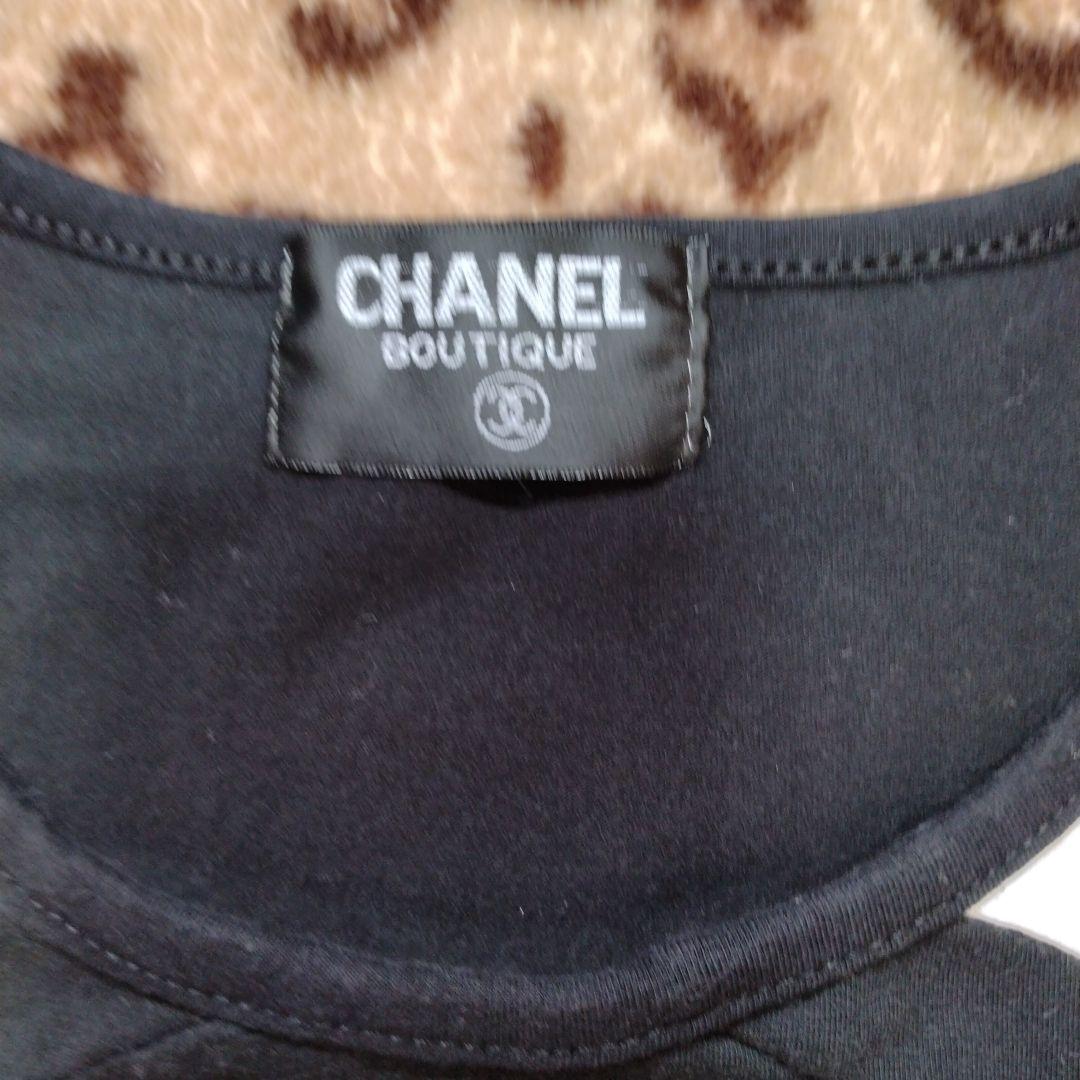 ク*ギ様 CHANEL BOUTIQUE 半袖Tシャツ 黒/白/青