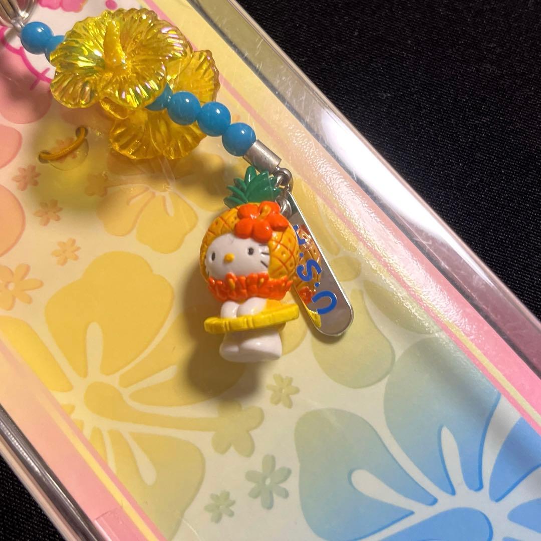 レア♡日焼けキティちゃん　ハワイストラップセット