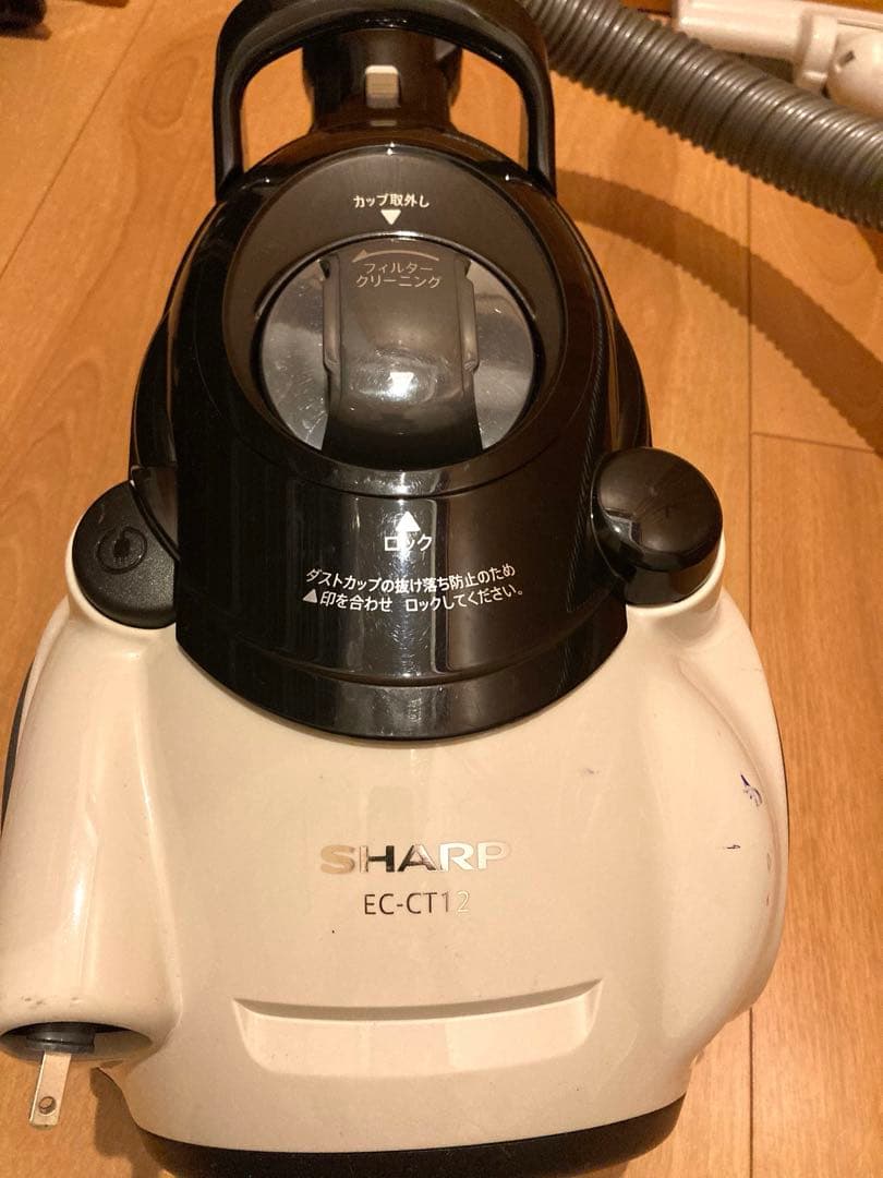SHARP 電気掃除機 EC-CT12-C【消毒/清掃/動作確認済】　Y1
