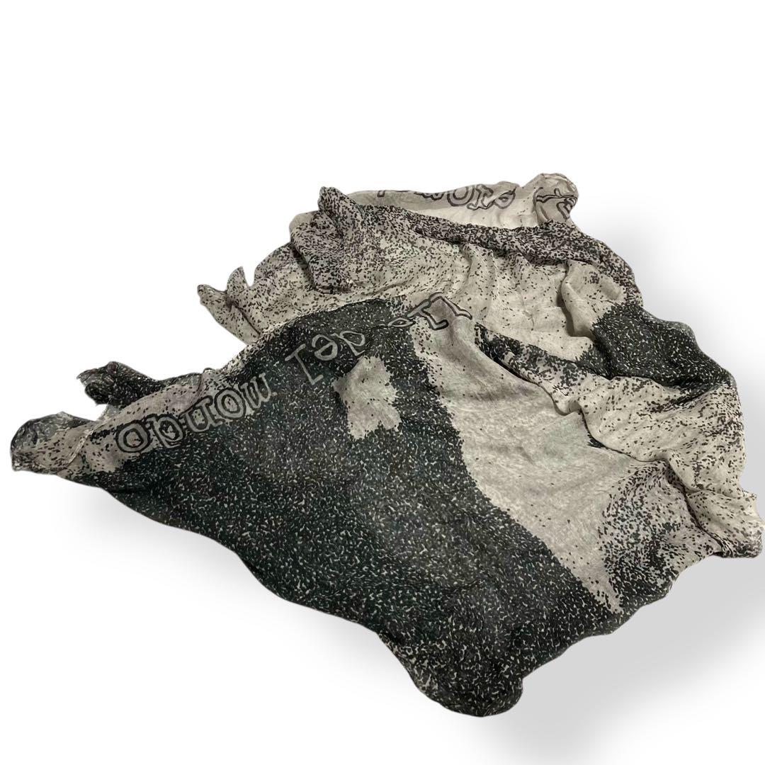 美品★ファリエロサルティ 総柄 大判ストール ショール シルク 保存袋 イタリア