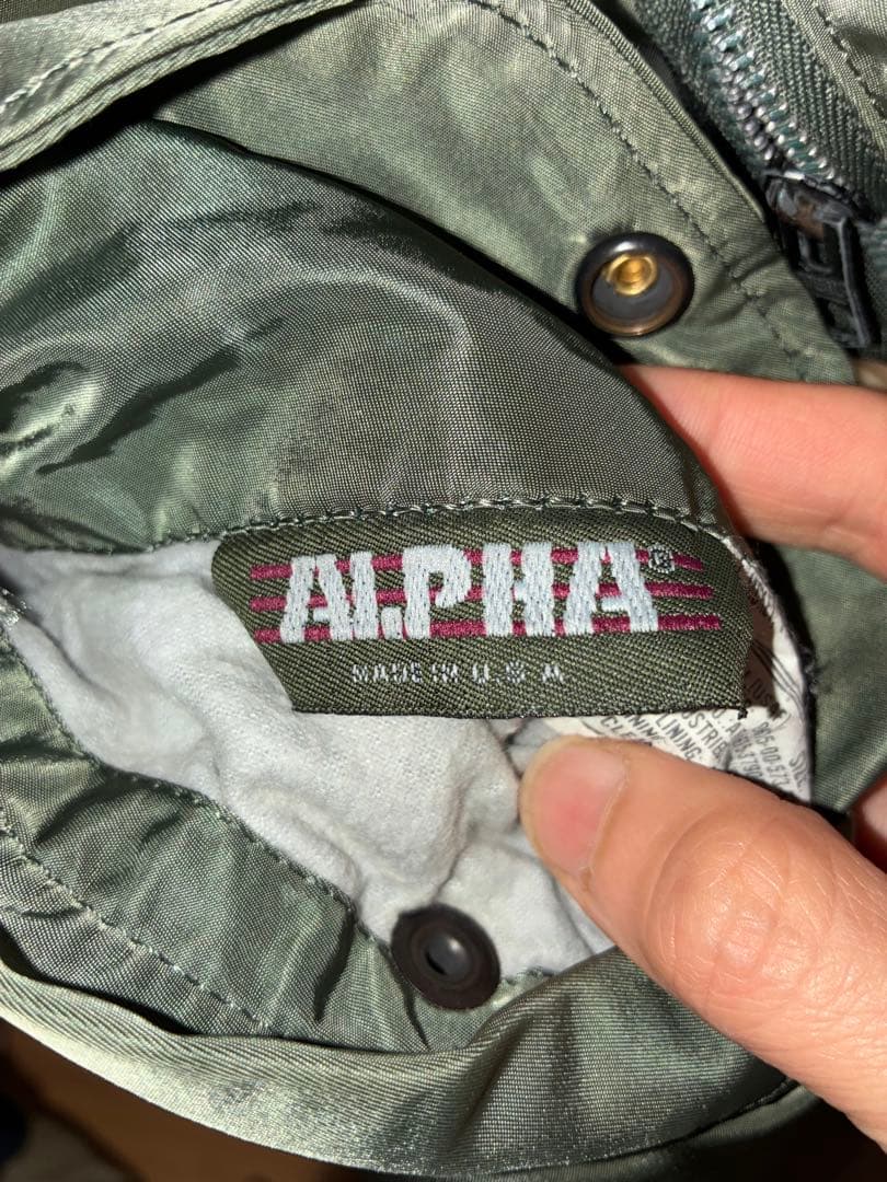 ALPHA USA 製MA-1 ビンテージ　フライトジャケット XL