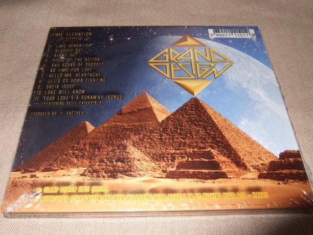GRAND DESIGN,メロハー,新品未開封,限定再発盤,スウェーデン産