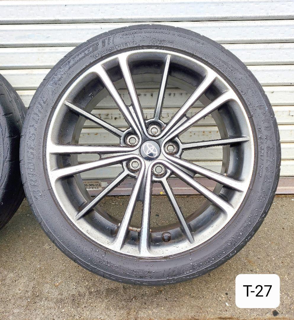 く*ぷ様 T-27.トヨタ86純正タイヤホイール BRZ 215/45R17 ポ