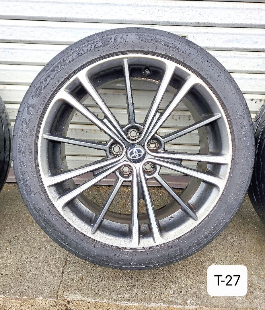く*ぷ様 T-27.トヨタ86純正タイヤホイール BRZ 215/45R17 ポ