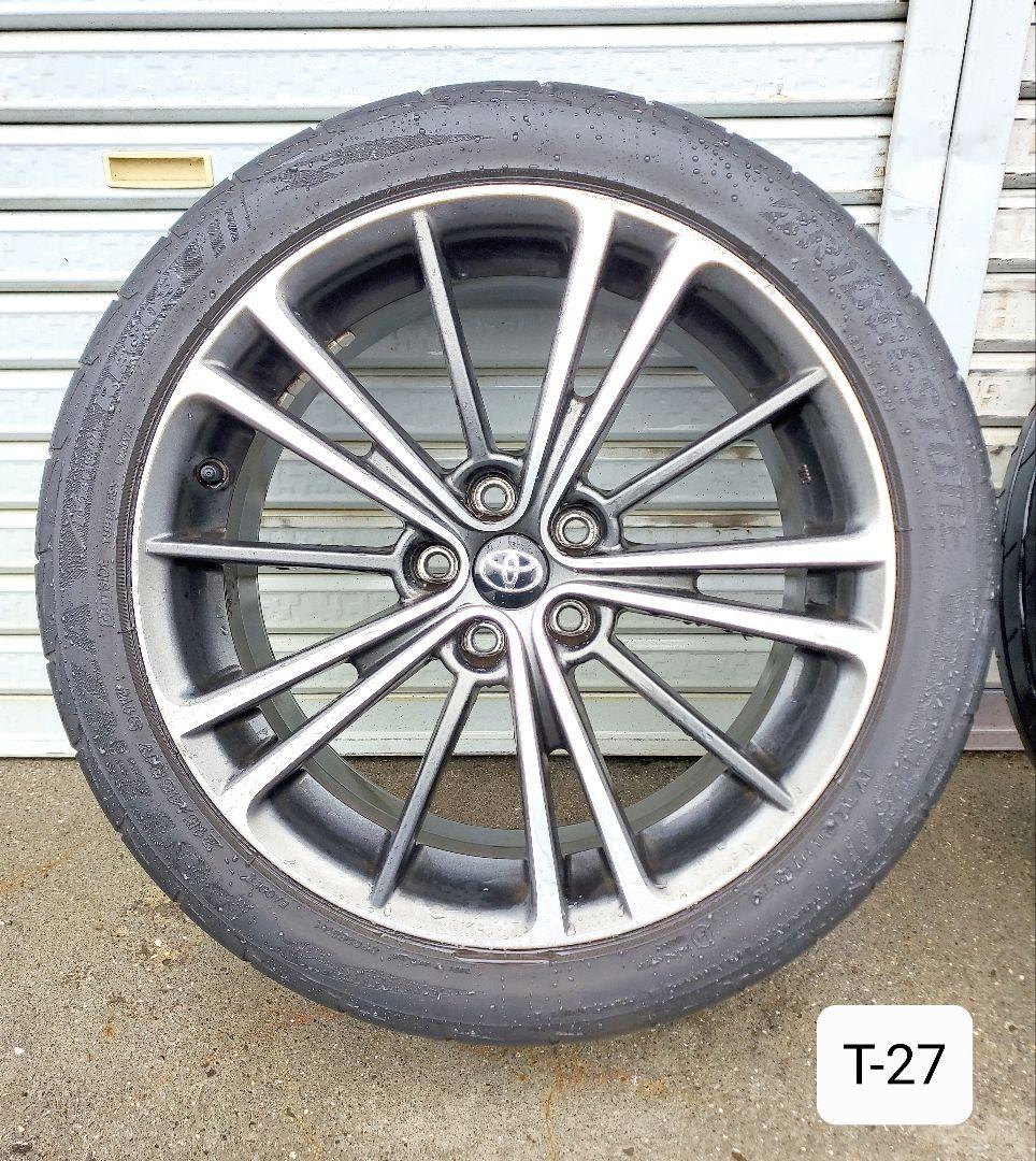 く*ぷ様 T-27.トヨタ86純正タイヤホイール BRZ 215/45R17 ポ