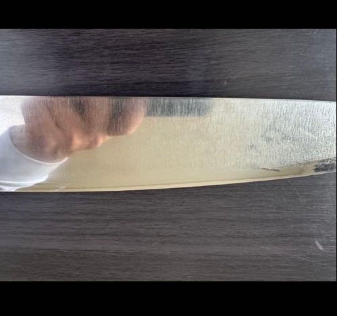 子の日 牛刀 洋包丁 300mm NENOX ホワイトマーブル柄ハンドル
