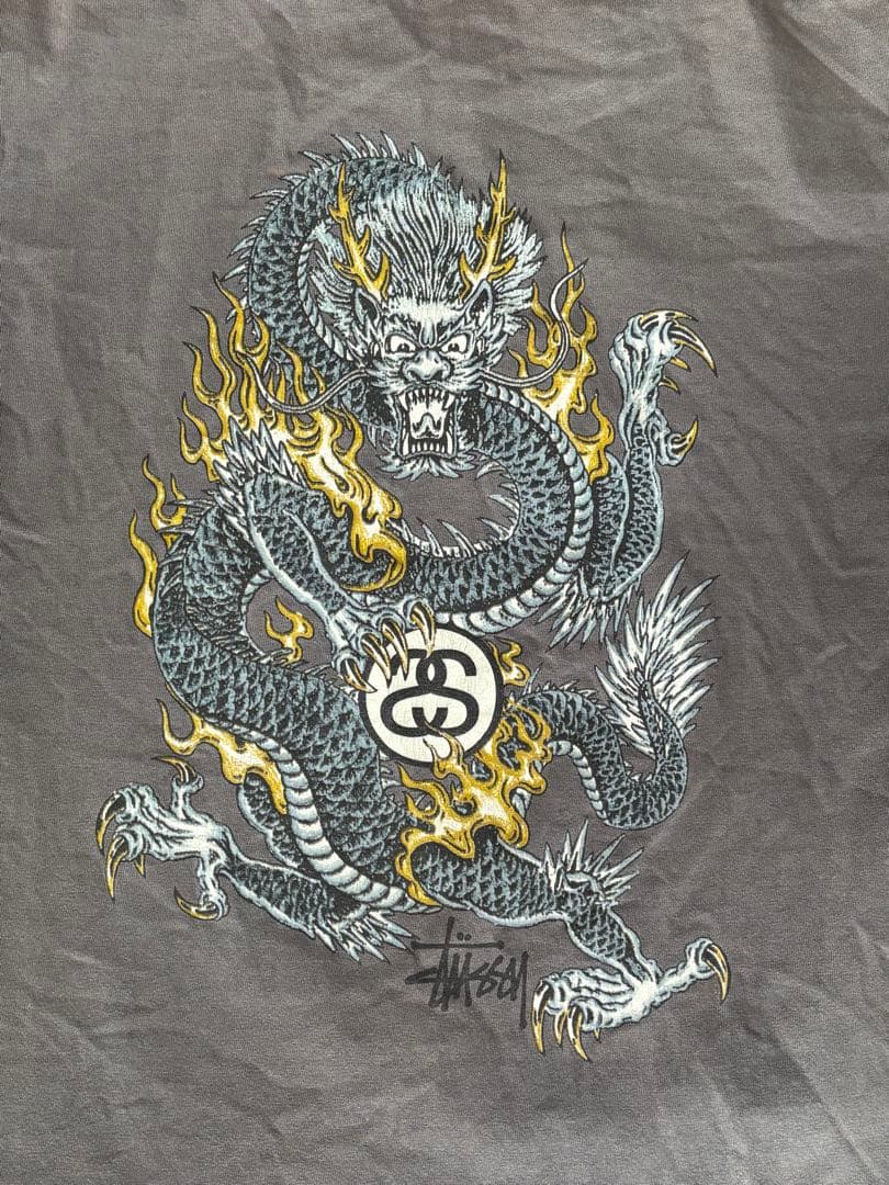 y*y様 90s Old Stussy ドラゴン 2代目 紺タグ vintage