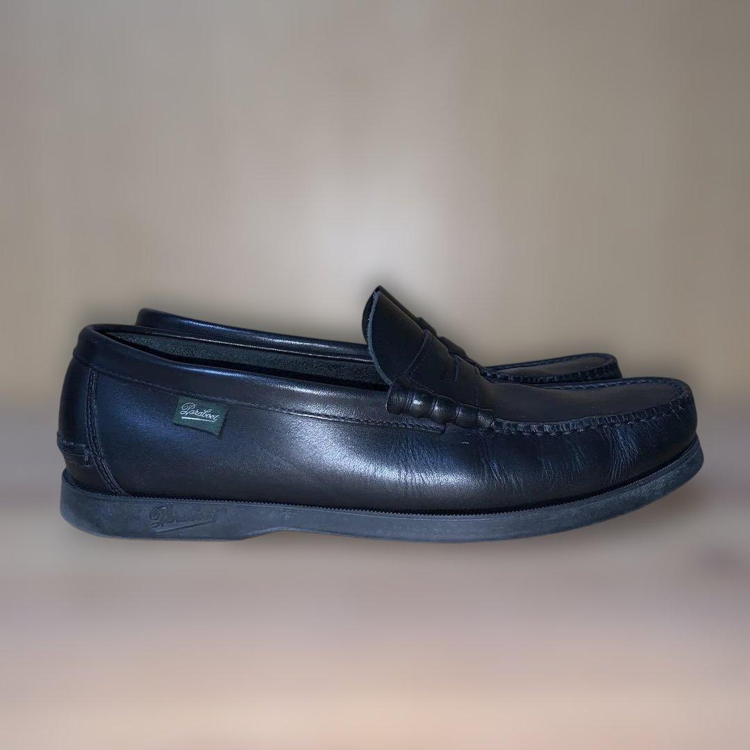 パラブーツ Paraboot コロー CORAUX ブラック UK8.5