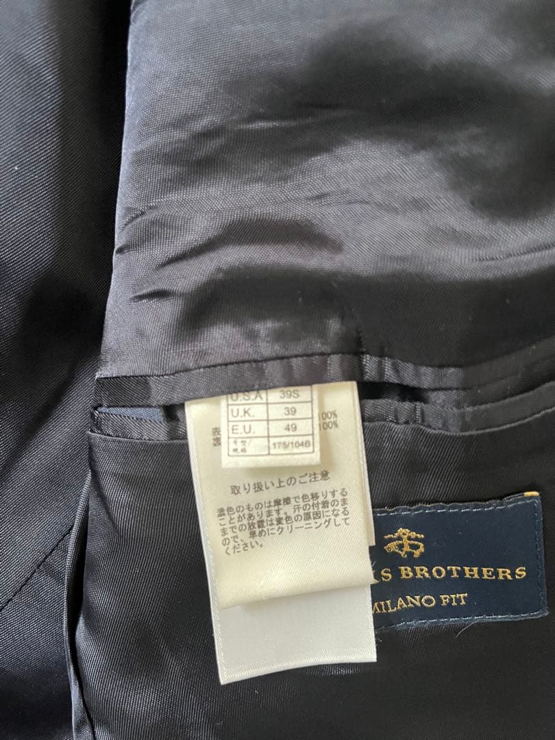 Brooks Brothers 紺ブレザージャケット39S ブルックスブラザーズ