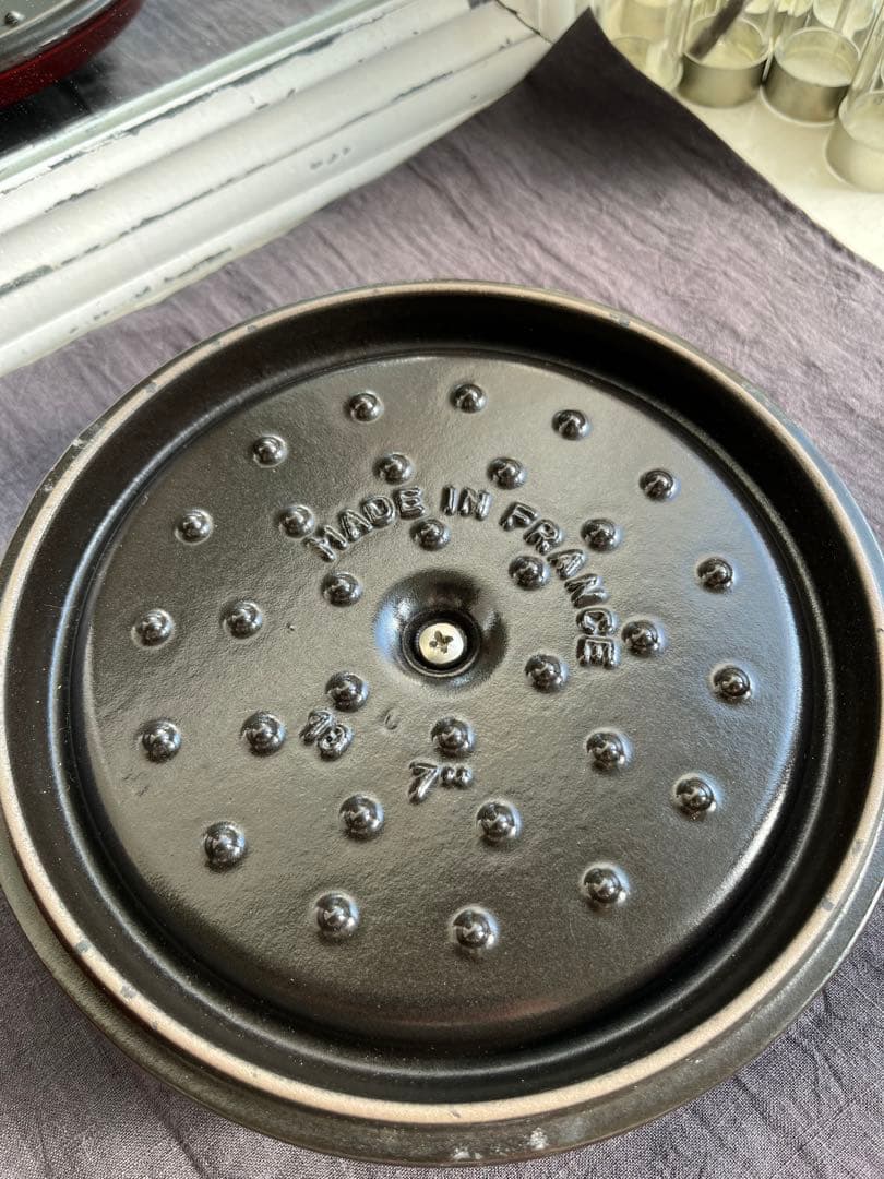 STAUB ココットラウンド18センチ グレナティンレッド