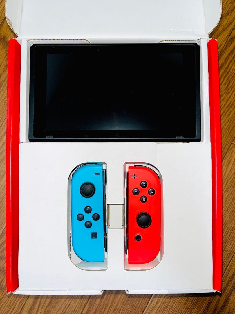 Nintendo Switch 本体　ネオンレッド/ネオンブルー　【美品】
