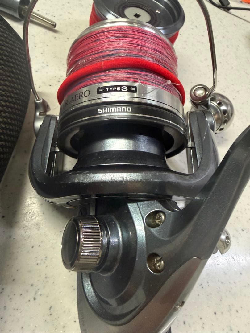 SHIMANO SPINPOWER TYPE 3 スプール3個付き
