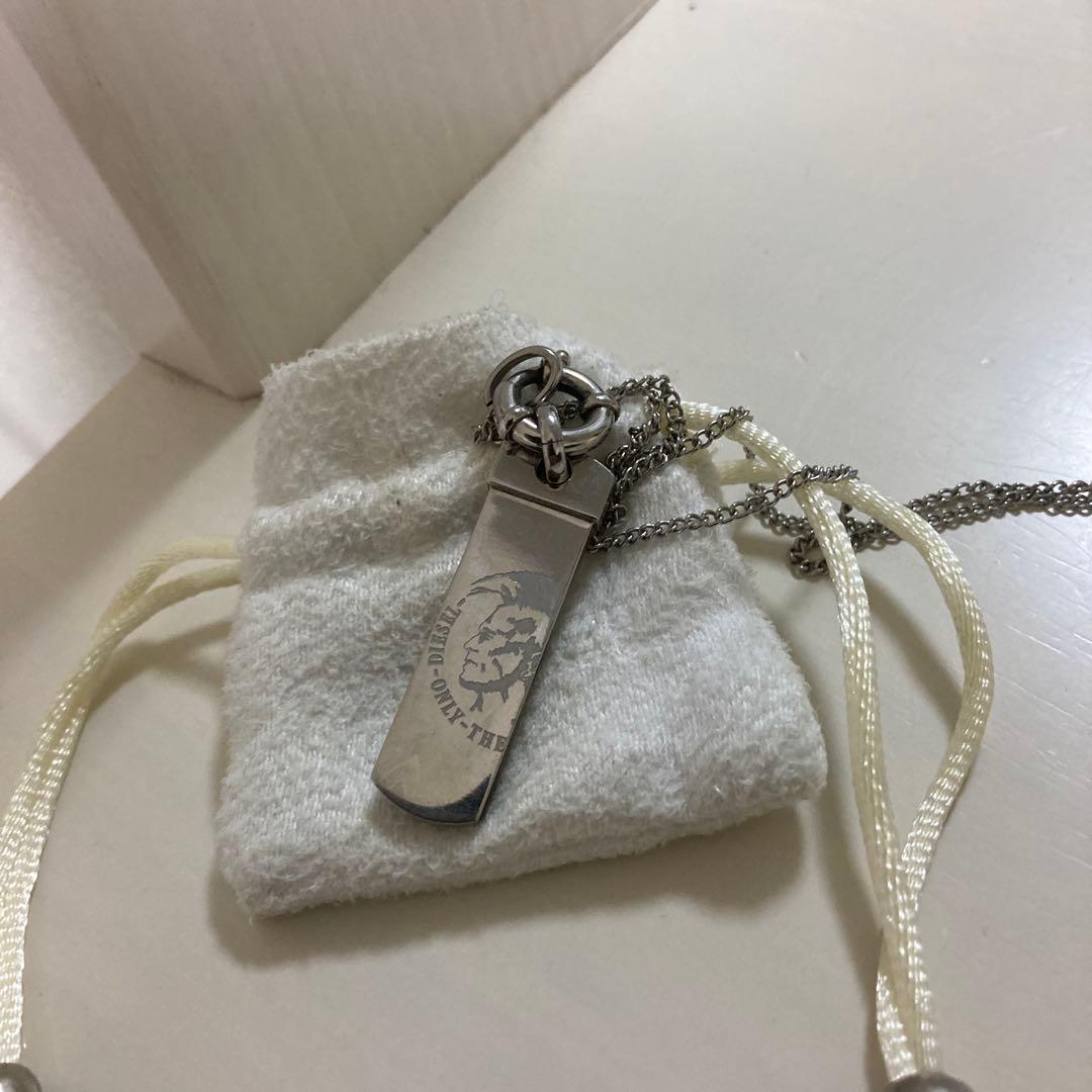 Diesel ネックレス 専用ポーチ付き