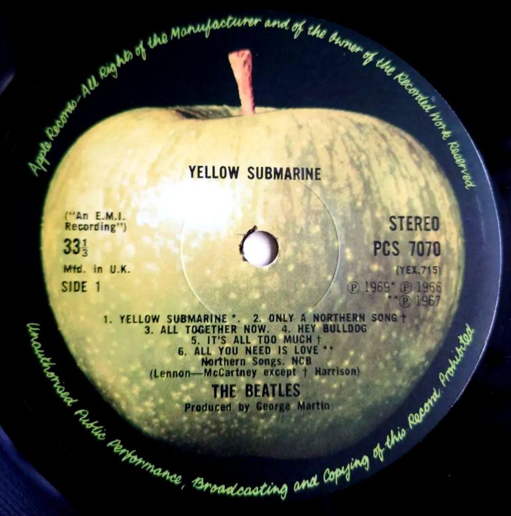 UK盤The Beatles Yellow Submarine
