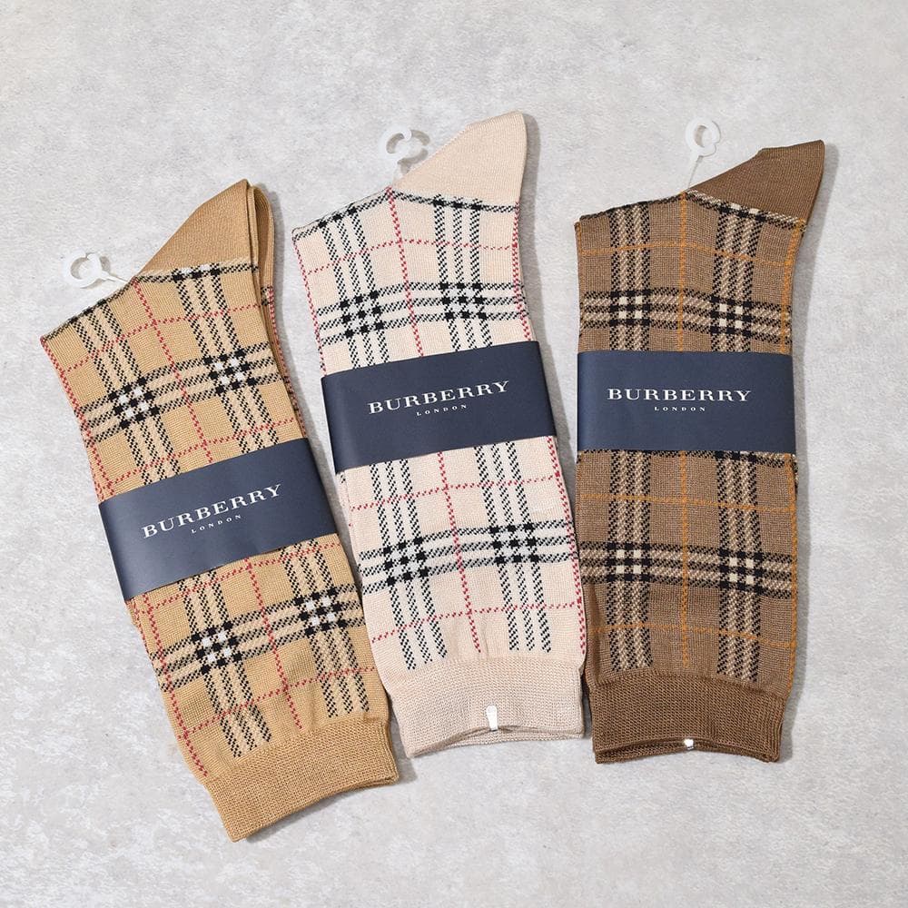 y2k 平成ギャル バーバリー BURBERRY ノバチェック ハイソックス