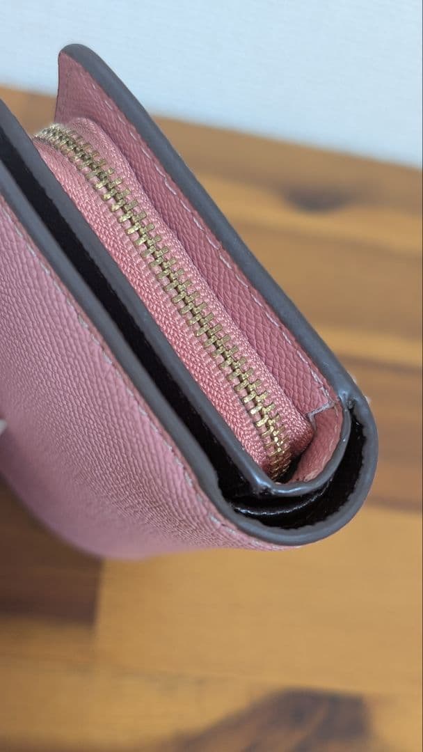 COACH 二つ折り財布 ピンク