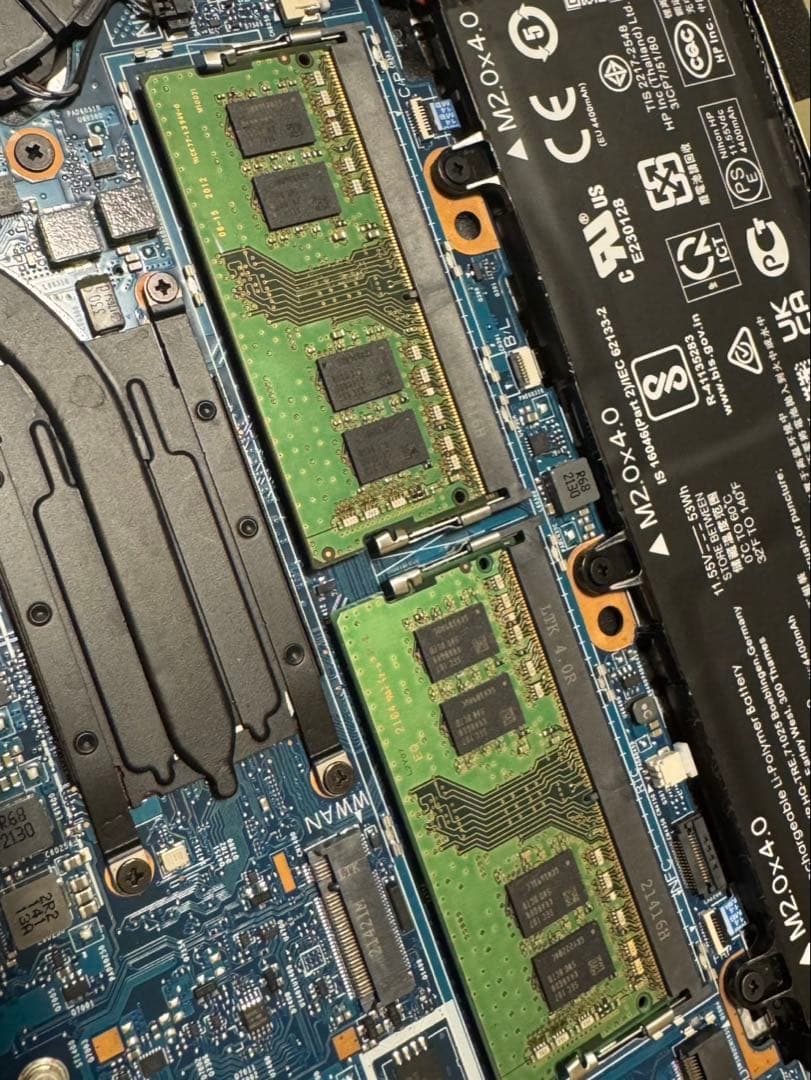 B1 SAMSUNG PC4 8GB×2枚　16GB BIOSチェック✅済み
